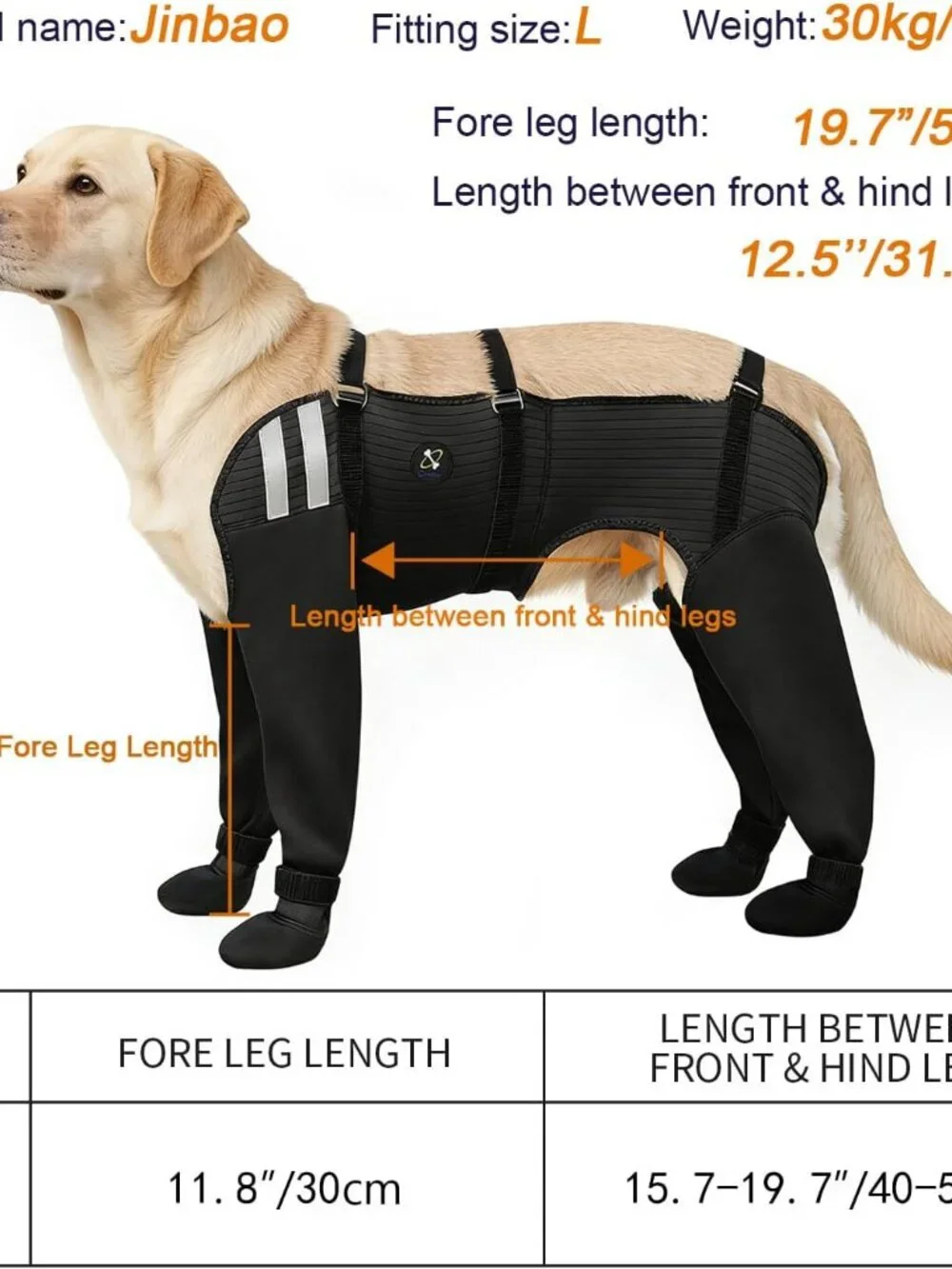 Dog Socks for All 4 Paws, Waterproof, Non-Slip, Paw Protection, Large, Black